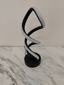 Dual Spiral USB Table Lamp